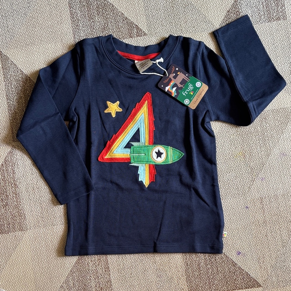 Frugi magic Number birthday shirt